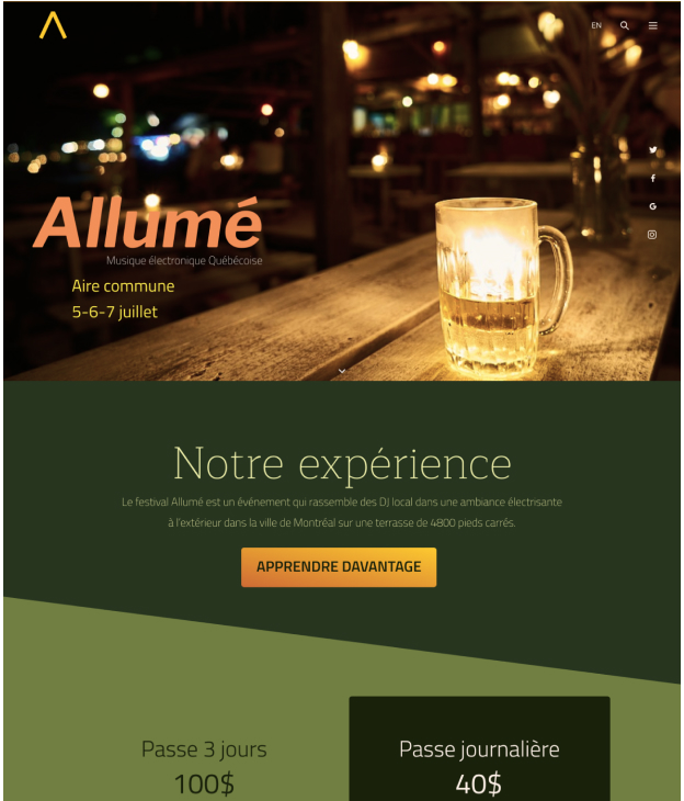 Bannière Festival Allumé